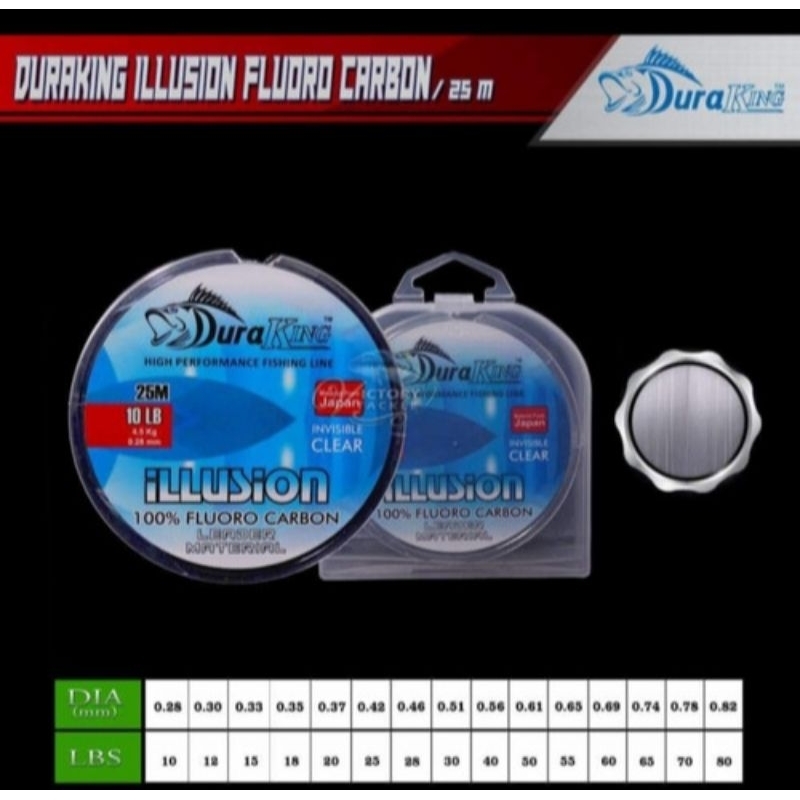 Senar pancing LEADER DURAKING ILLUSION 25 M