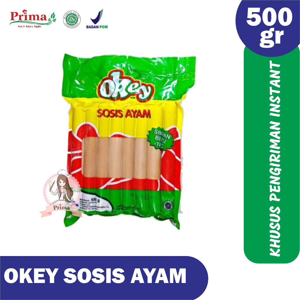 

Sosis ayam okey -- 500gr