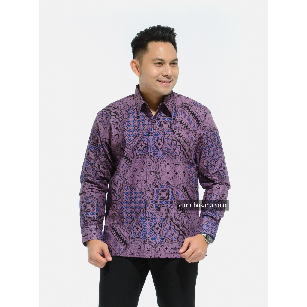 DEWANGGA LAWASAN Kemeja Batik Pria Full Furing Bahan Katun Primisima