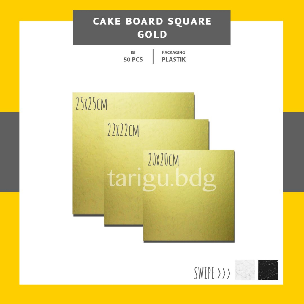 ALAS KUE MOTIF - CAKE BASE TATAKAN KUE - GOLD CAKE BOARD MARBLE ALAS PAPAN KUE TATAKAN KUE