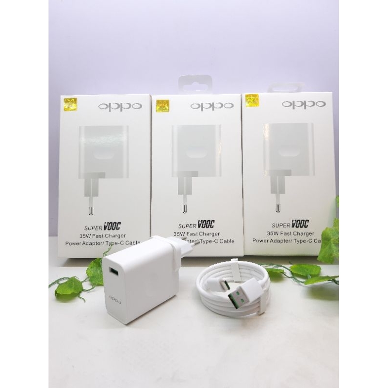 Charger Oppo 35W Fast Charger Type C Super VOOC Original