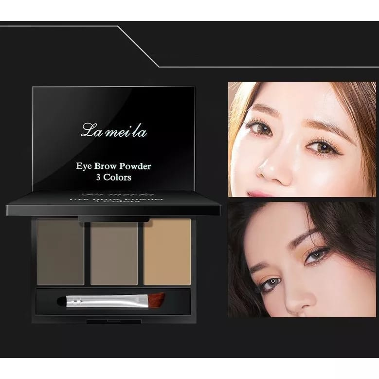 Lameila 3605 Eyebrow Powder 3 Color Waterproof Long Lasting [READY]