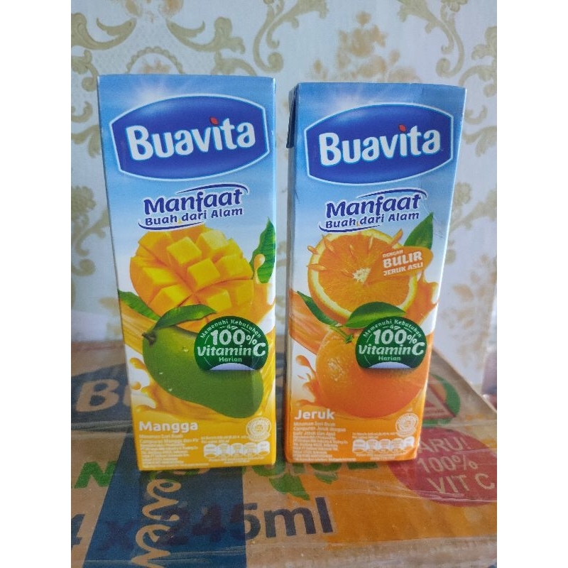 

Buavita Jus Mangga Jambu Jeruk Leci Apel 245ml