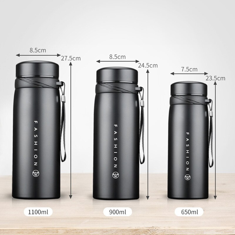 Botol Minum Termos Air Panas Dingin Stainless Steel 1100 ml / Termos Tahan panas dingin 18 JAM! stainless steel Free bag thermos TERMOS TREMOS STAINLESS STEEL / Termos Air Panas Dan Dingin 1000 Ml ( 1 Liter )+ Sarung / TERMOS STAINLESS PREMIUM