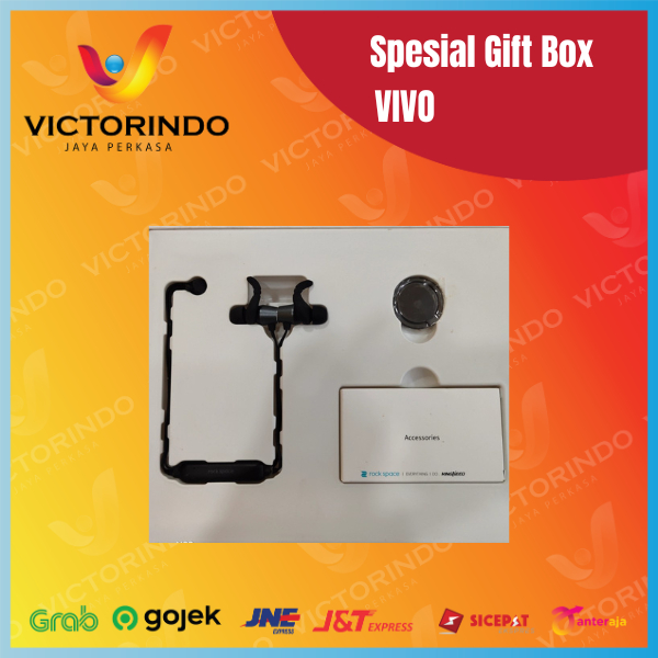 Special Gift Box Vivo ( Headset Bluetooth + Iring )
