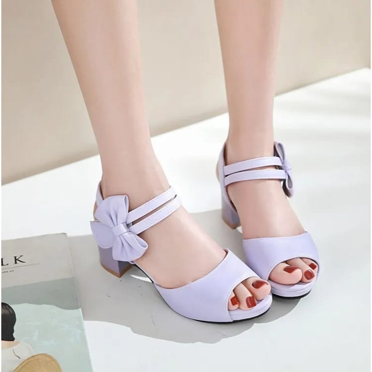 sandal hak tahu wanita sovia sandal heels korea