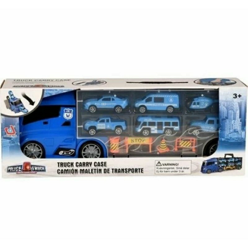 MAINAN ANAK MOBIL DIECAST STREET MACHINE POLICE POLISI ISI 7