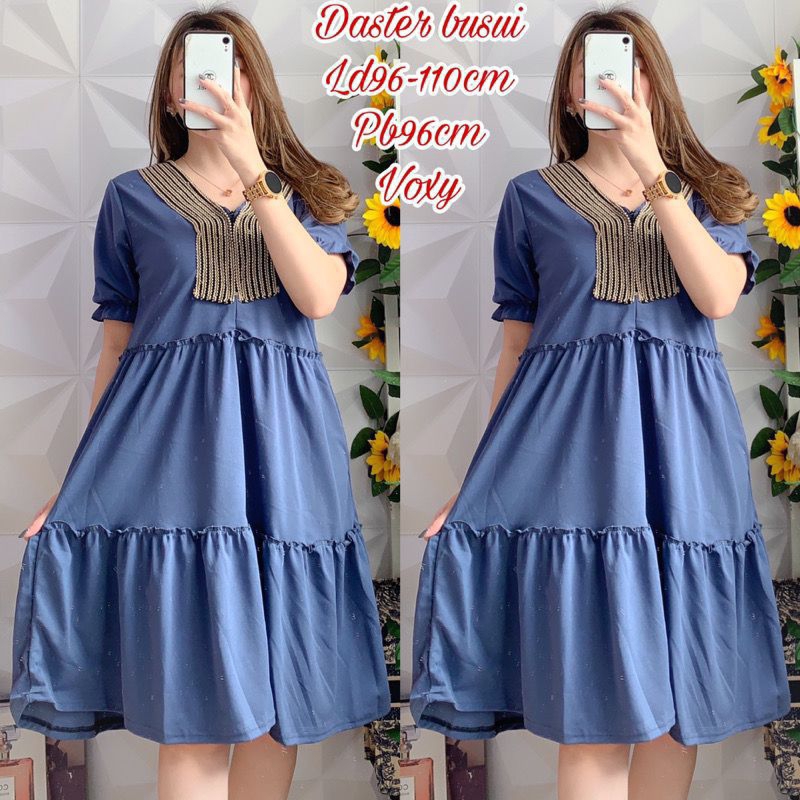 myrin dress wanita bahan voxi