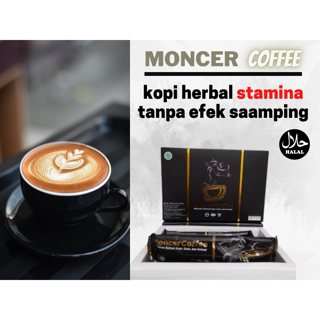 Moncer Coffee Original BPOM Halal Kopi Herbal Untuk Stamina  Rahasia Keharmonisan Keluarga Nikmati S