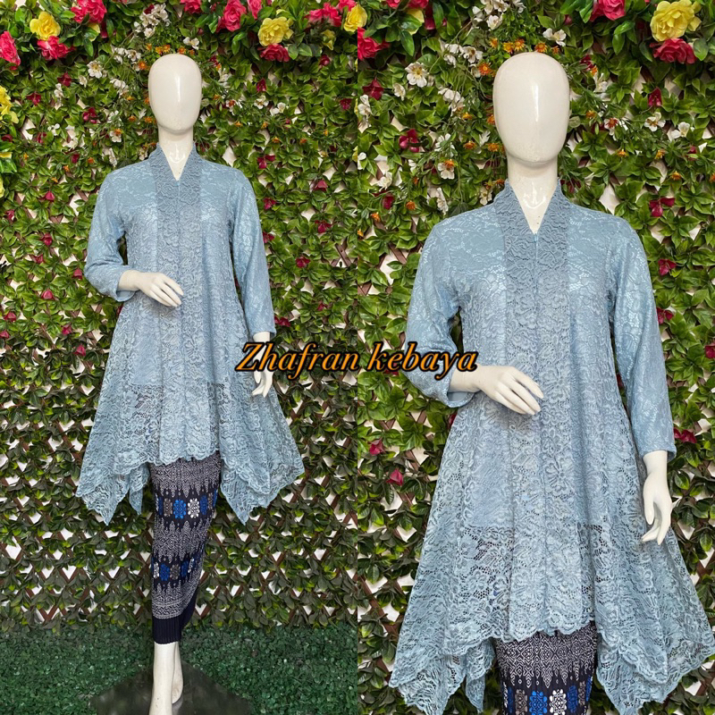 Kebaya Modern Wisuda setelan Brukat pesta bahan brukat halus premium(kb)