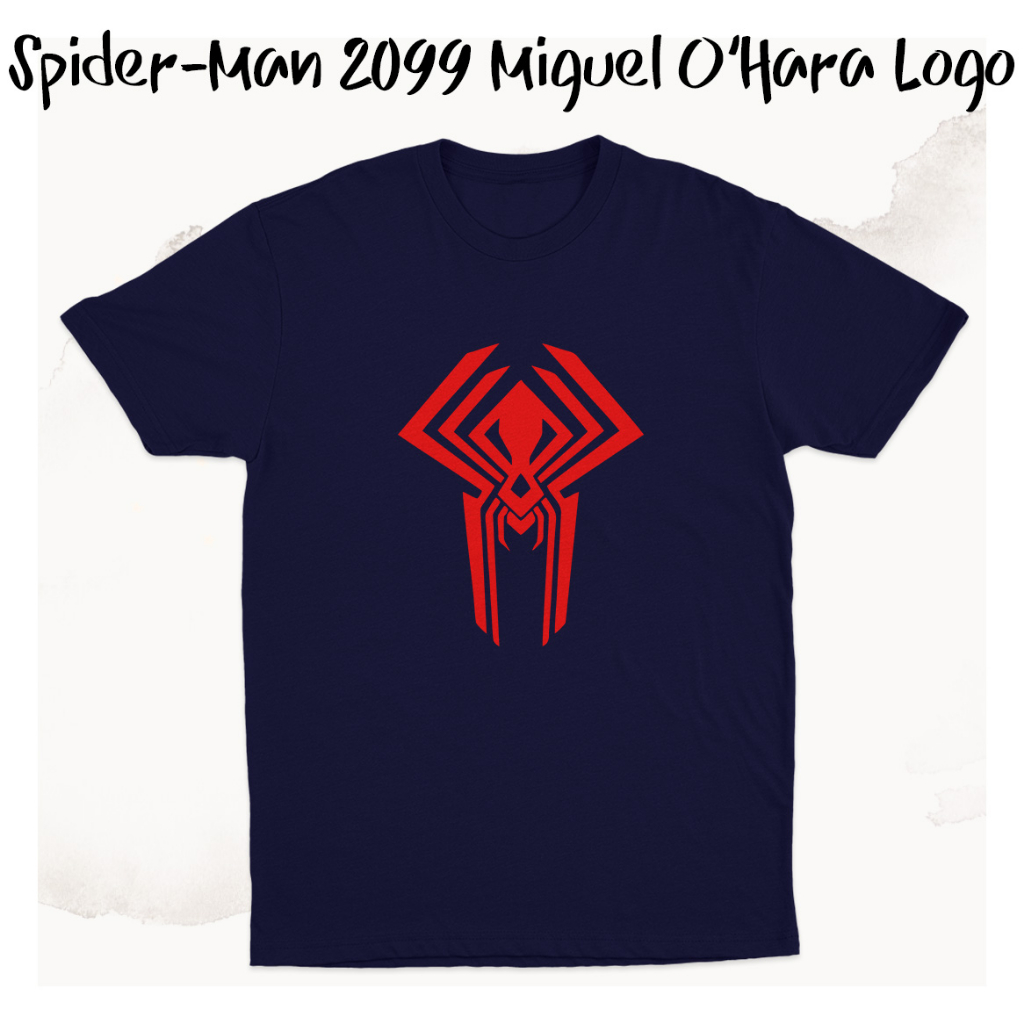 Kaos Spider-Man 2099 Miguel O'Hara Logo Across The Spider-Verse K0307