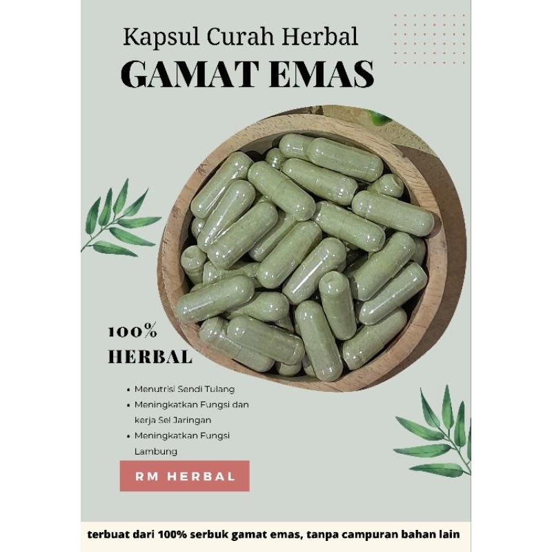 KAPSUL CURAH HERBAL GAMAT EMAS