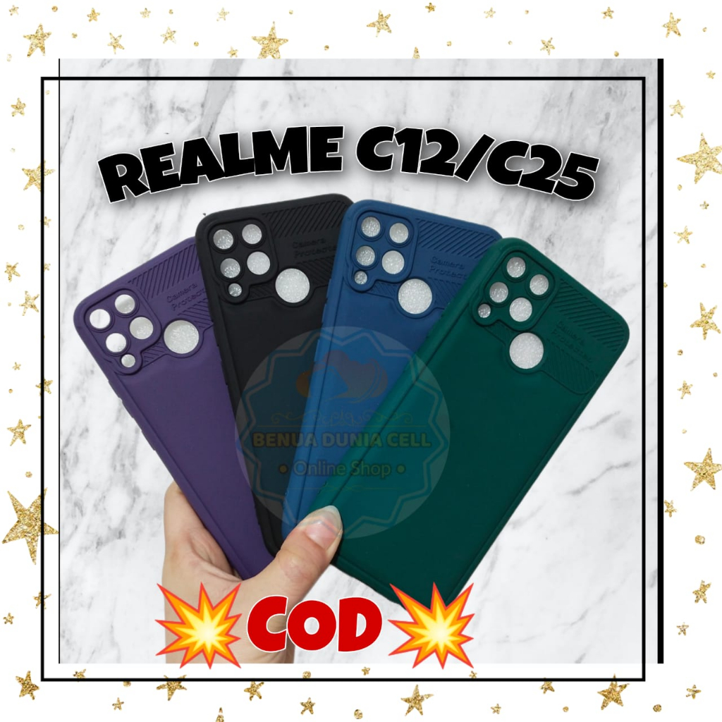 REALME C12 C25 C20 C11 2021 C21Y NEW CASE PROTECTED - BDC
