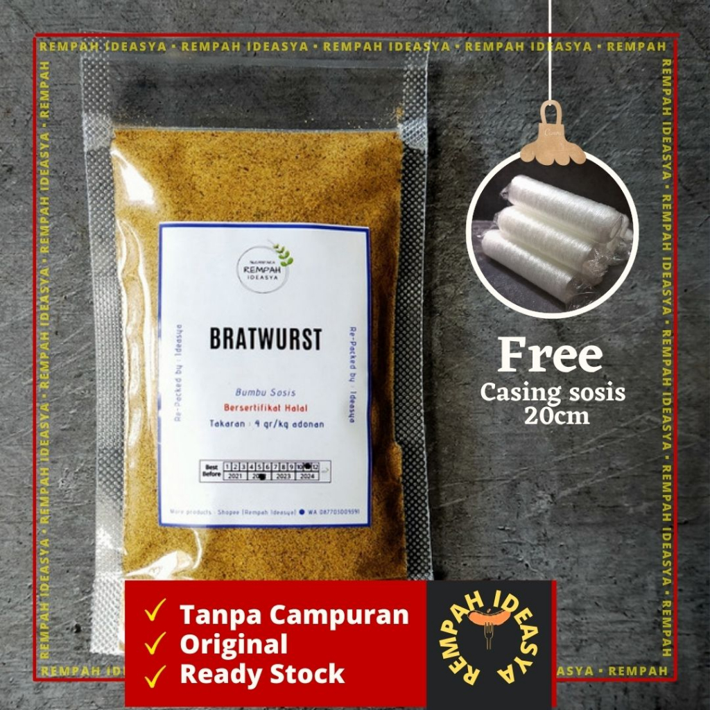 

SIAP KIRIM Bumbu Aroma Sosis Bakar Bratwurst Jerman enak IDEASYA