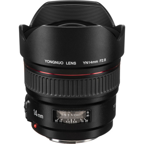 Yongnuo YN 14mm f/2.8 Lens for Canon EF / Yongnuo 14mm f/2.8 For Canon Lens