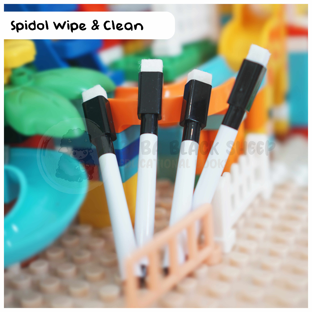

Spidol Wipe & Clean - Spidol Worksheet Anak (Satuan)