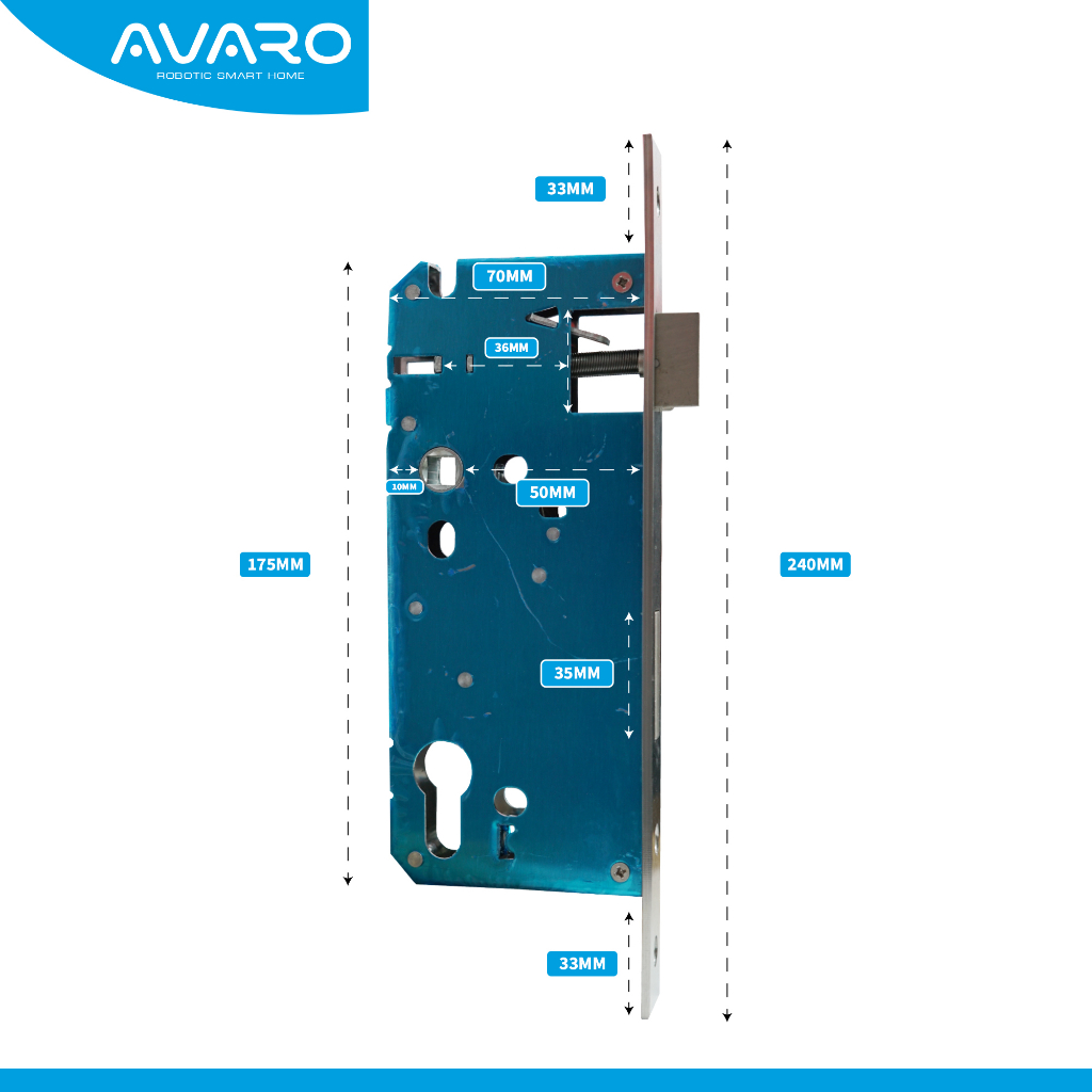 Mortise Lock - SL01 Gen 1 - Mortise 6085