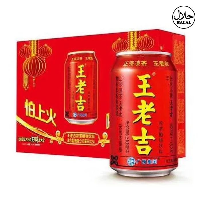 (HALAL) Wang Lao Ji - Liang Teh China - Liang Teh Herbal Anti Panas Dalam 310ml - BMA OFFICIAL