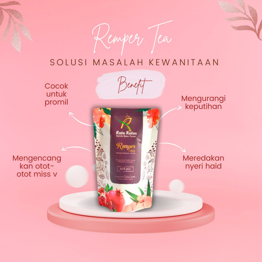 

Remper tea herbal keputihan dan atasi masalah kewanitaan