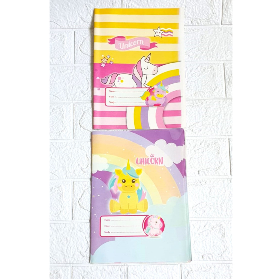 

(Isi 20 Lembar) Sampul Buku LWC UNICORN Ukuran Kwarto