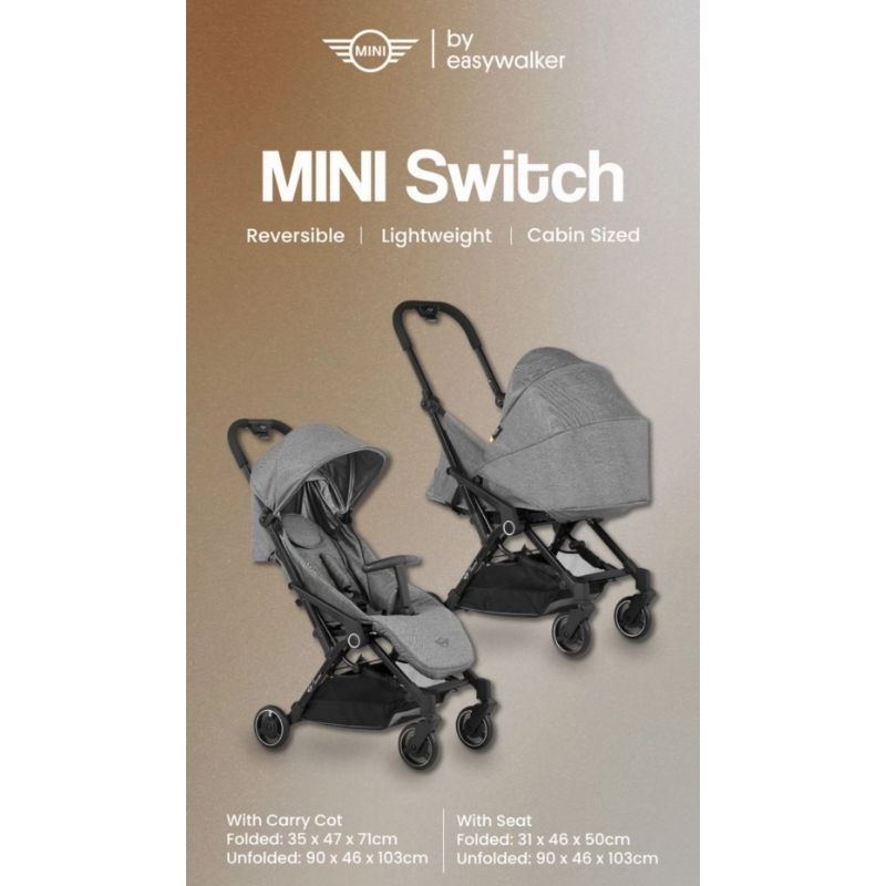 Easywalker Mini Buggy SWITCH / Stroller Cabin Sized