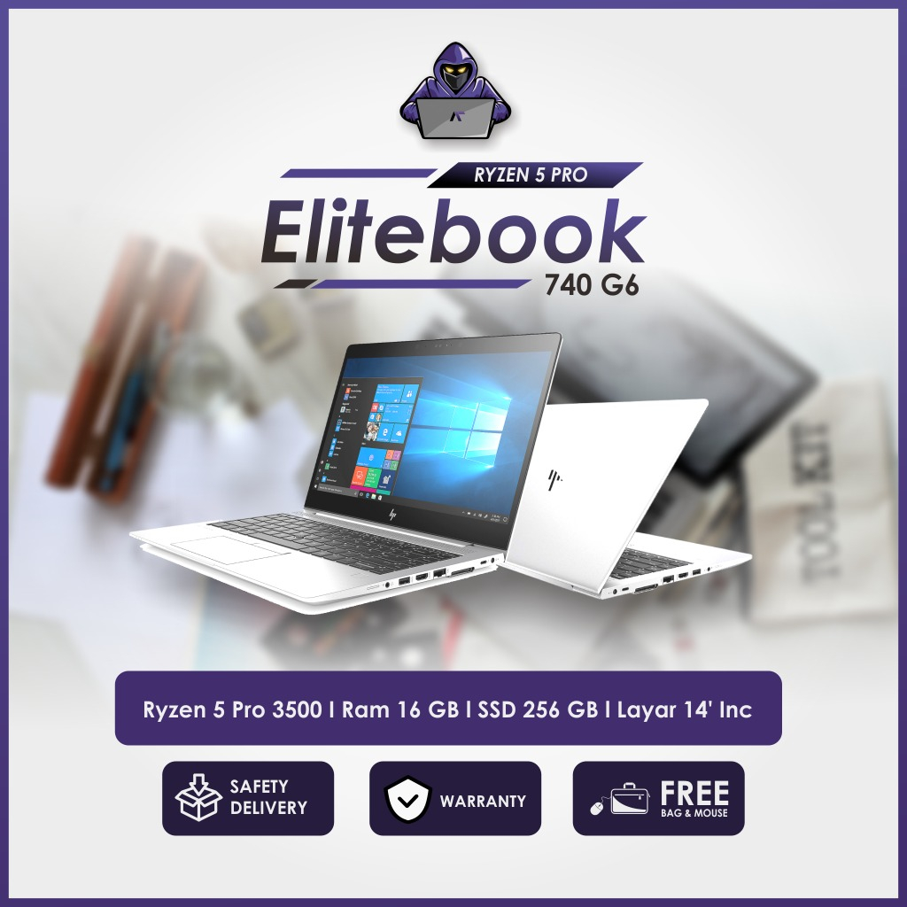 LAPTOP GAMING &amp; DESAIN HP ELITEBOOK LAPTOP RYZEN 5 | LAPTOP CORE i5 | CORE i7 | TERMURAH BERGARANSI TINGGAL PAKAI