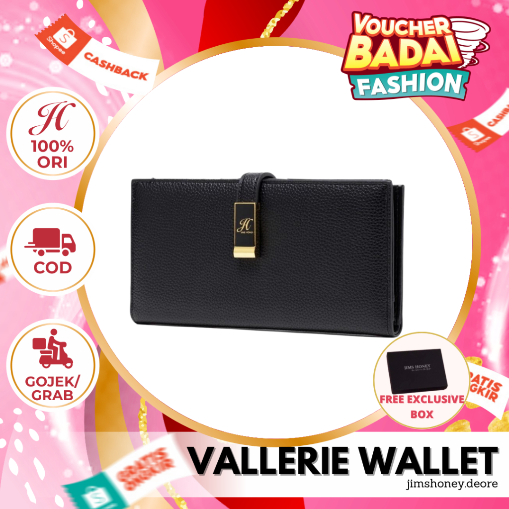 Jims Honey Vallerie Wallet Dompet Panjang Wanita Simple Elegant JH