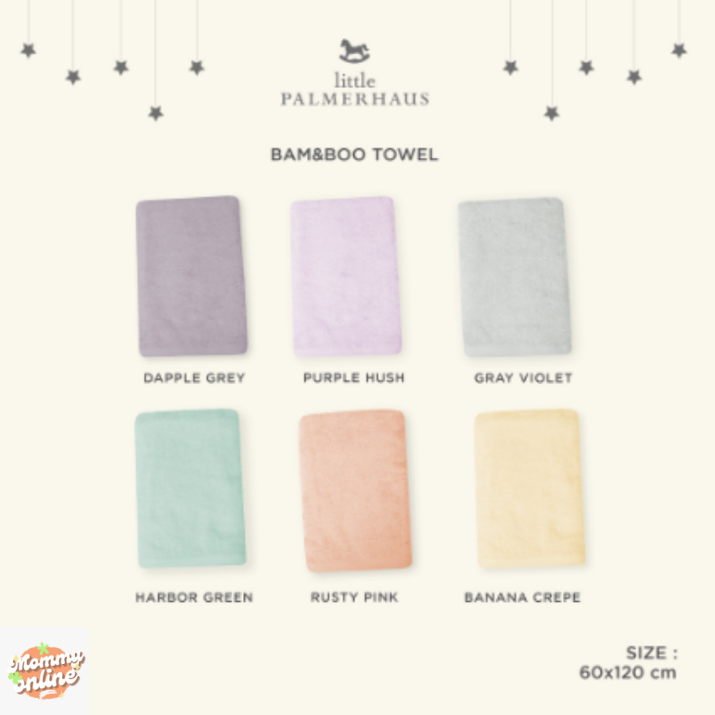 [MOMMYONLINE] Little Palmerhaus - Bam &amp; Boo Bamboo Towel 5.0 (Handuk Bayi dan Anak)