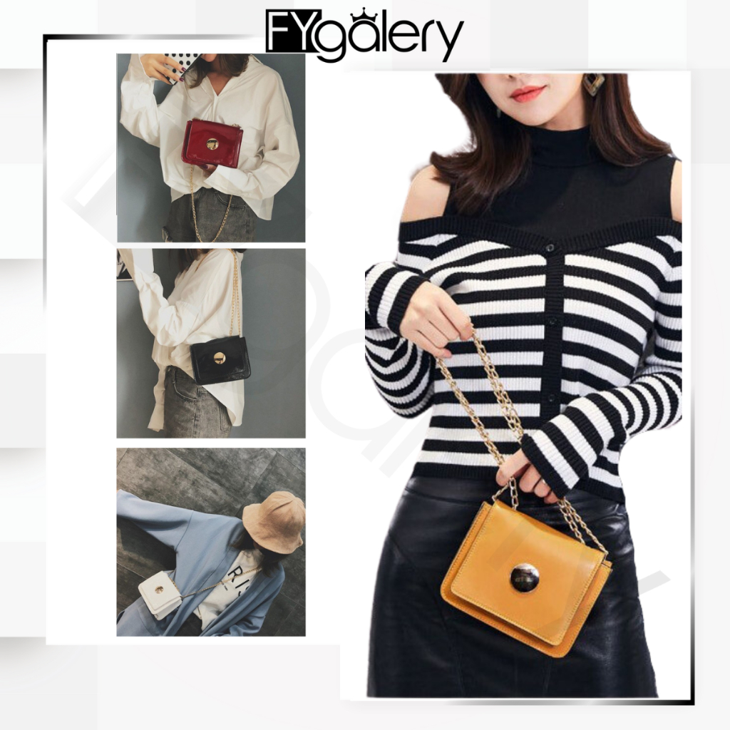 FYGALERY FYG1309 TAS MURAH  SLING BAG FASHION WANITA TAS SELEMPANG IMPORT TAS MINI SYLE KOREA