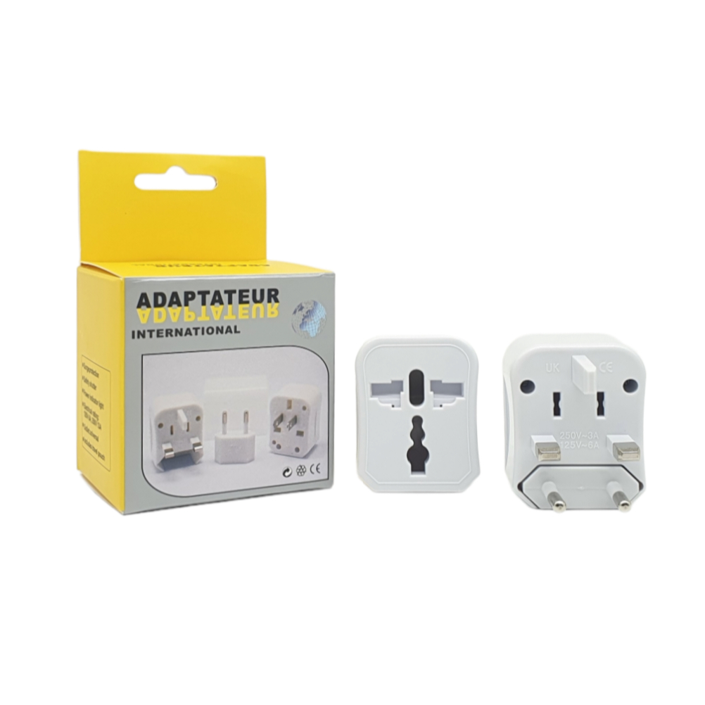 Traveling adaptor Adaptor multi country 250 Negara Umroh / Naik Haji