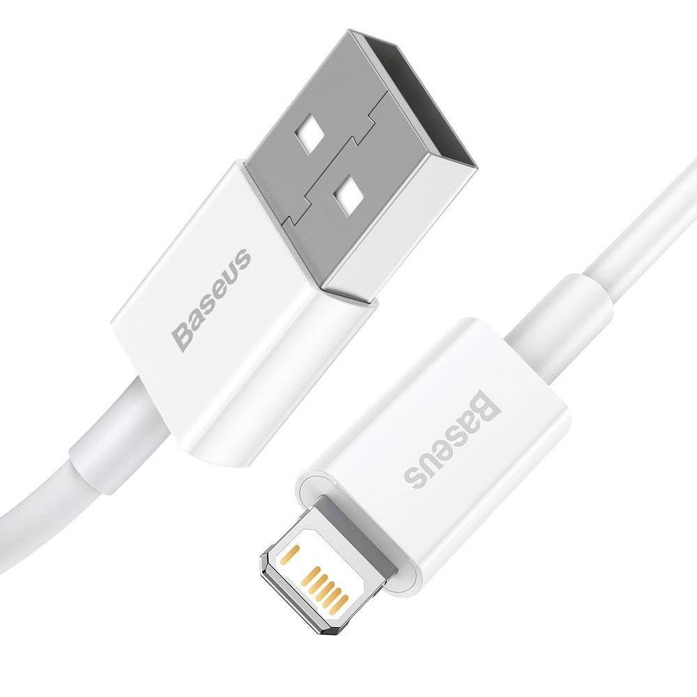 Baseus Original Kabel Data Superior USB Lightning 2.4A 25CM Fast Charging Iphone Powerbank Cable Charger Casan Ori