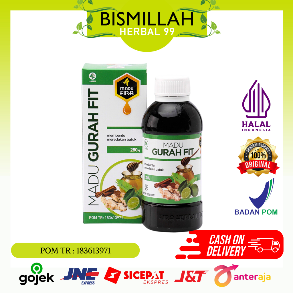 MADU GURAH FIT 280GR ORIGINAL/GURAH FIT/MADU GURAH HERBAL