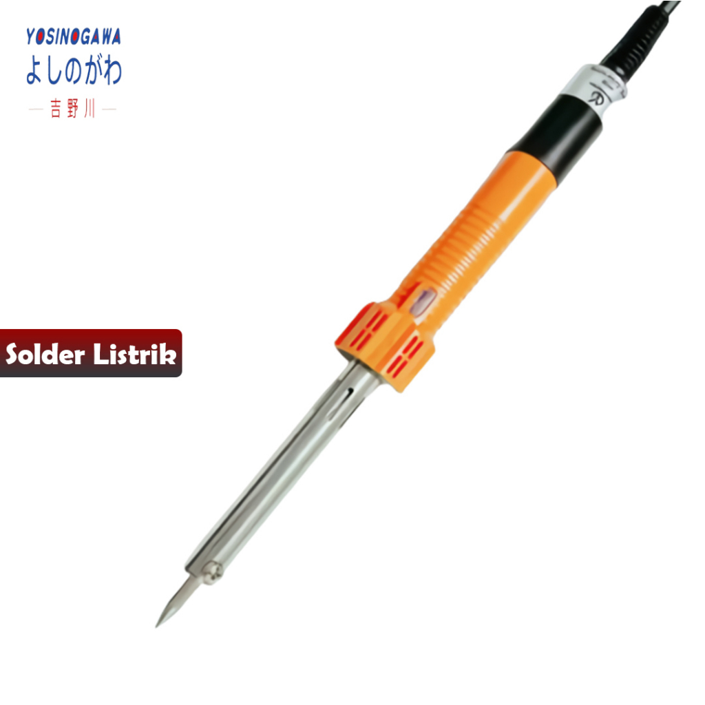 PAKET ALAT SOLDER LISTRIK/PENYEDOT TIMAH,HOLDER,SPON &amp; TIMAH KAWAT-YOSINOGAWA