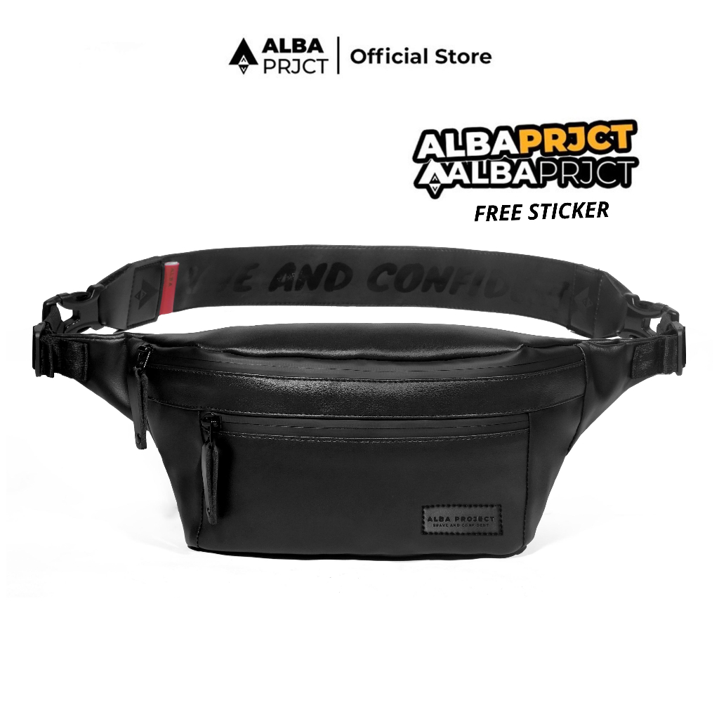 ALBA PROJECT | WAISTBAG &quot;FANO&quot; | TAS SELEMPANG PRIA | TAS PINGGANG WATERPROOF