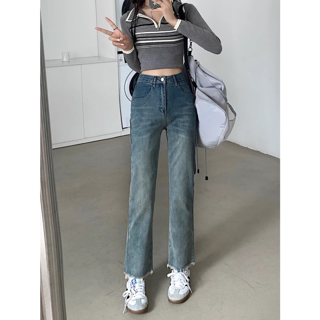 Celana Jeans Wanita Terbaru Boyfriend Loose Highwaist Denim Pants