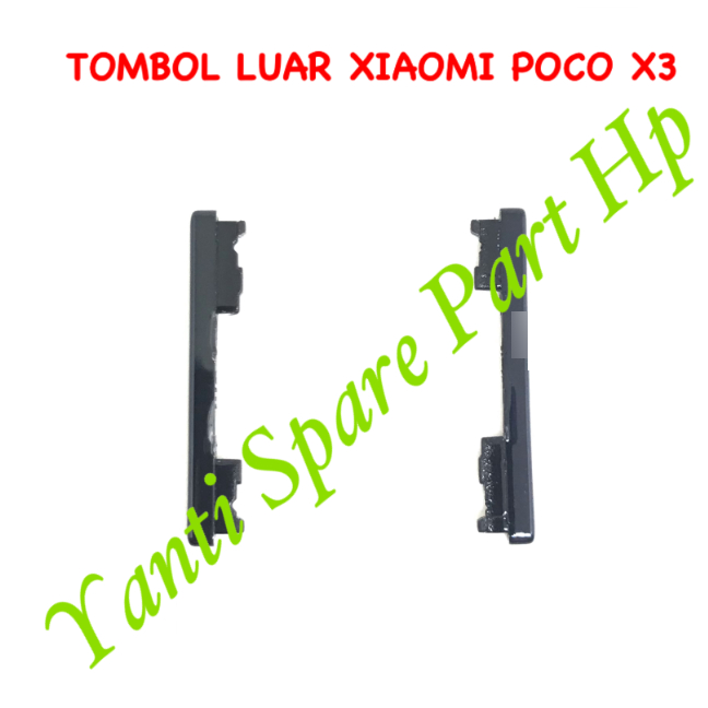 Tombol Luar On Off Volume Xiaomi Poco X3 X3 NFC X3 Pro Original Terlaris New