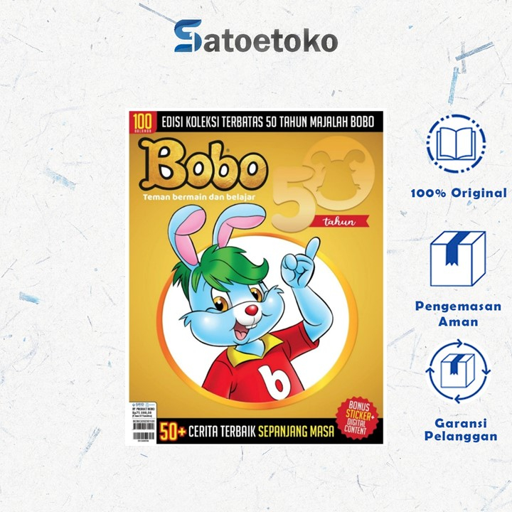 PRE ORDER BATCH 2 - BOBO (Edisi Koleksi Terbatas 50 Tahun)