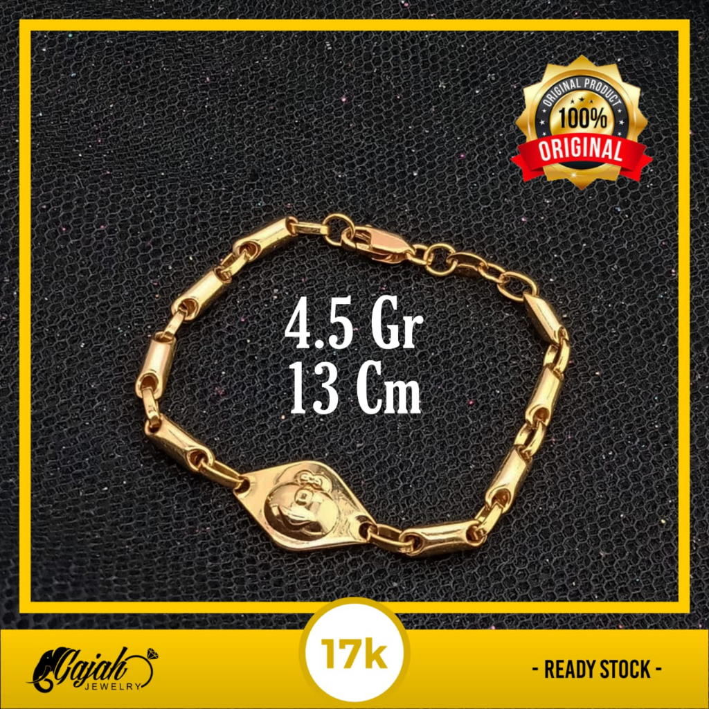 Gelang Anak Emas 17K - 4.5 Gr Kadar 750 - 5211