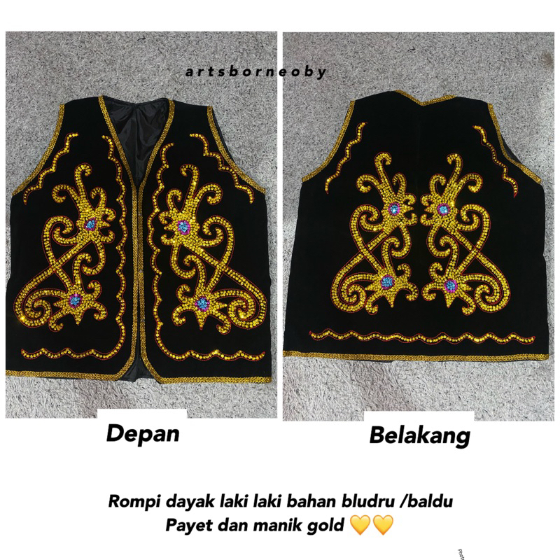 ROMPI DAYAK LAKI-LAKI DEWASA