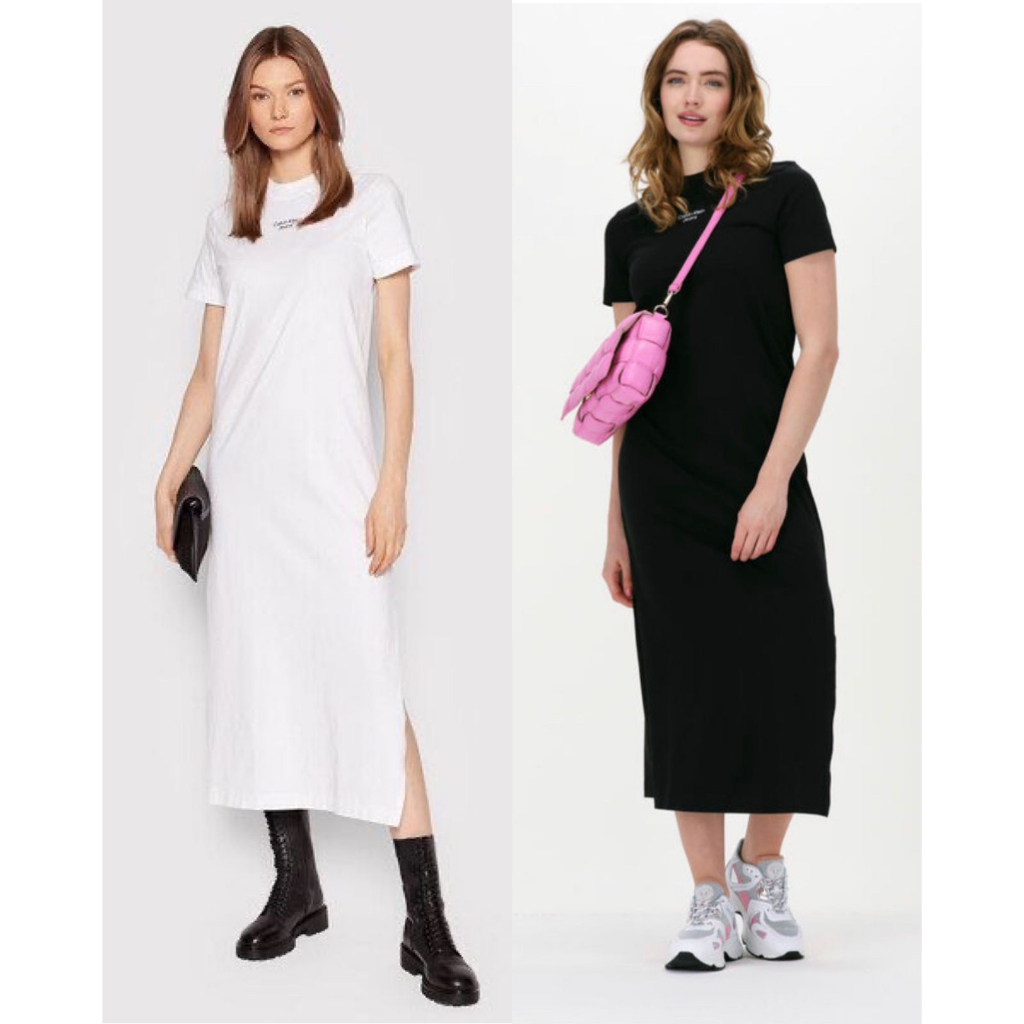 Calvin Klein Jeans Stacked Logo T-Shirt Dress