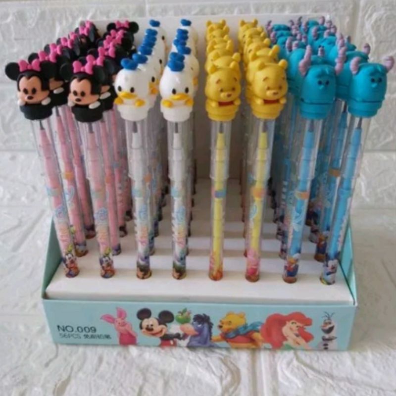 

Pensil cabut minnie, donal, pooh (1 pcs) / pensil susun sambung donal, pooh, minnie