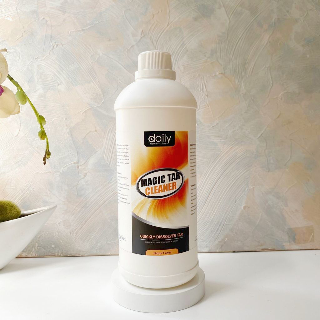 DAILY PEMBERSIH LEM STIKER MAGIC TAR CLEANER PENGHILANG BEKAS STICKER REFILL 1 LITER