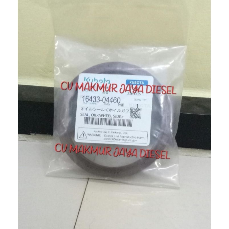 Oil Seal Crank shaft Belakang/Rear MX5000/MX5100 16433-04460 Kubota
