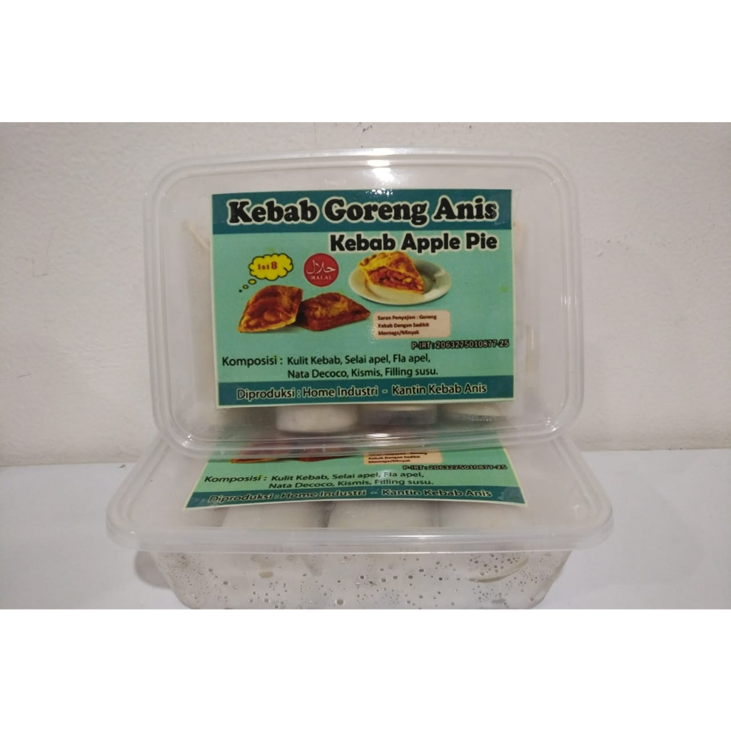 

Reseller Kebab Frozen Bisa Mix Beef Apple Pie Durian Sosis Keju, Coklat Keju Susu Kebab 23 Box