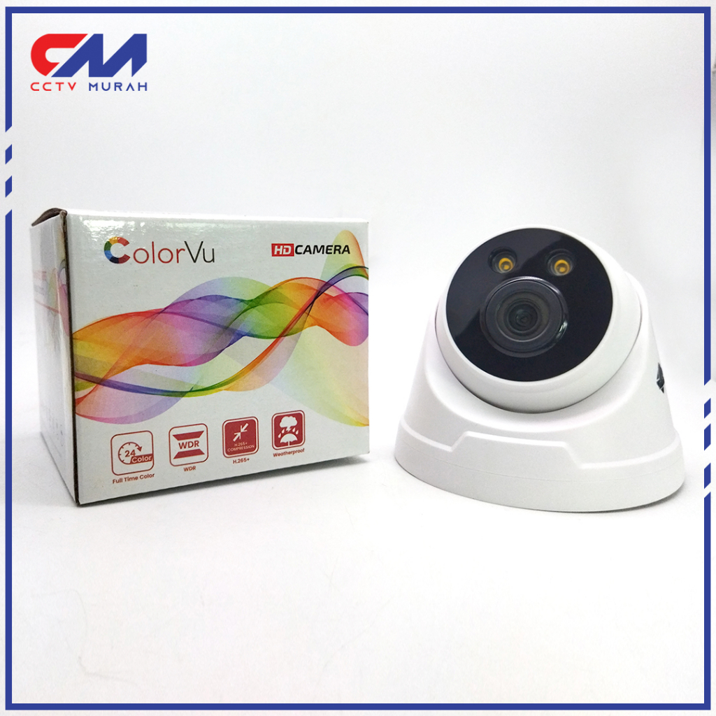 CCTV CAMERA INDOOR COLOUR VU 2MP SIANG MALAM TAMPILAN BERWARNA 4 IN 1 HD CAMERA-B13