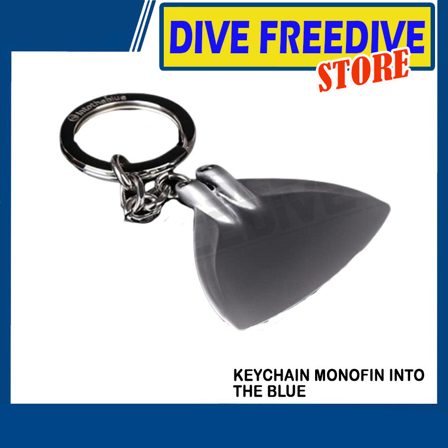 Keychain Monofin Mono Fin Fins Into the blue Key Chain Gantungan Kunci Souvenir Apnea Freediving Fre