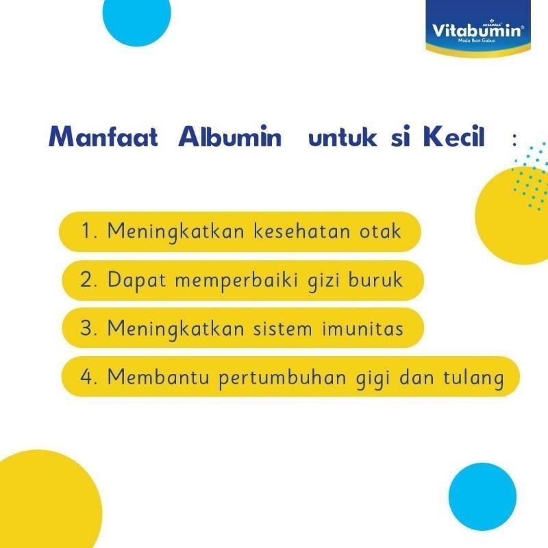 Vitabumin Madu Albumin Ikan Gabus Plus Pegagan Original