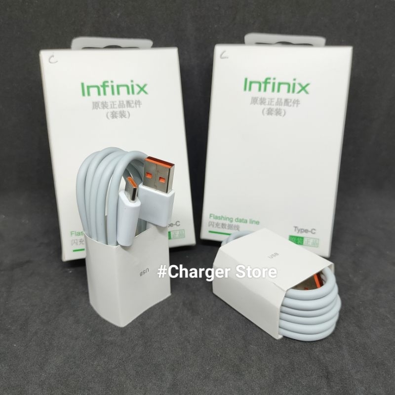 Kabel Data Infinix Type C ORIGINAL 6A Fast Charging Data Cable