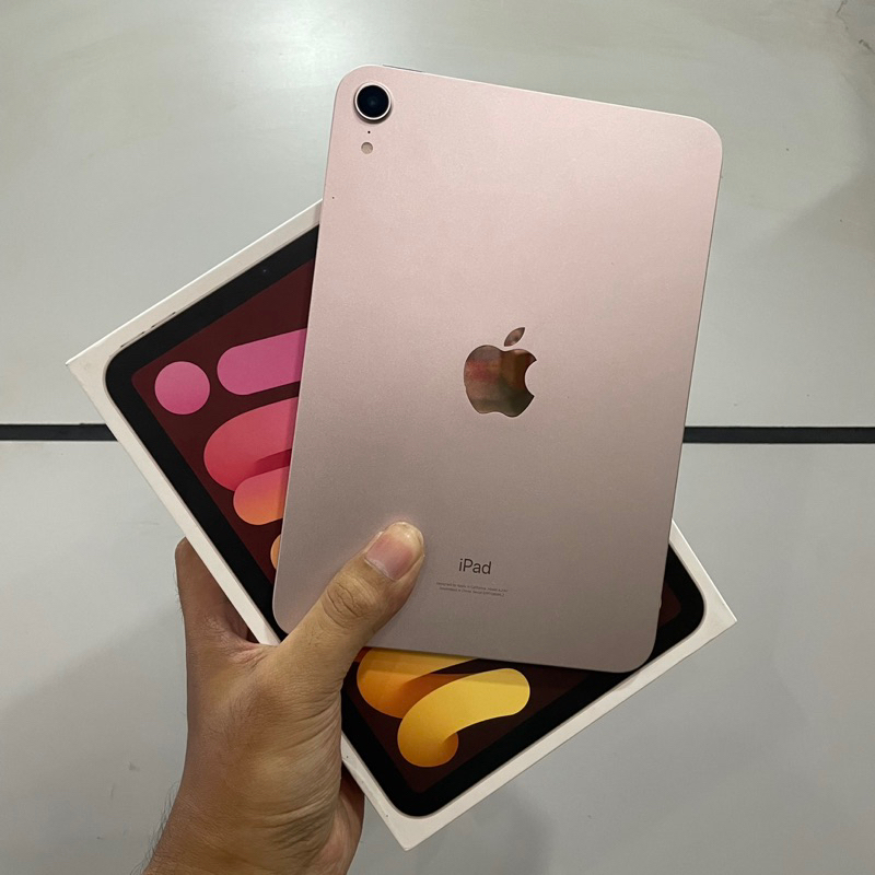 ipad mini 6 64gb wifi only mulus fullset original resmi garansi aktif sampai januari 2024