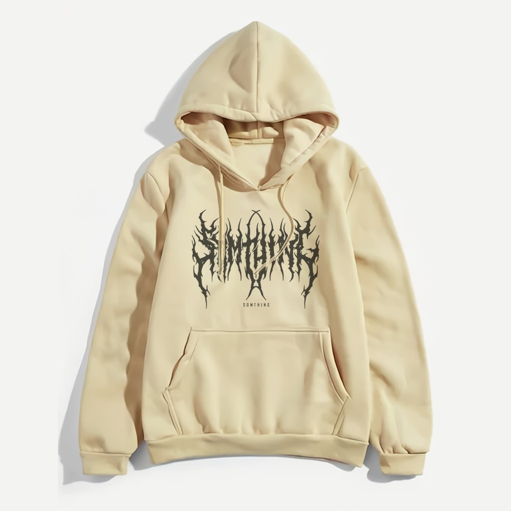 SWEATER HOODIE PRIA METAL MOTIF SOMTHINK|KUALITAS DISTRO PREMIUM QUALITY